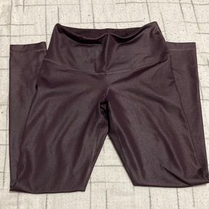 NWOT 90 degree by reflex purple shimmer leggings